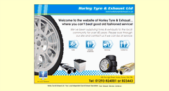 Desktop Screenshot of horleytyreandexhaust.co.uk
